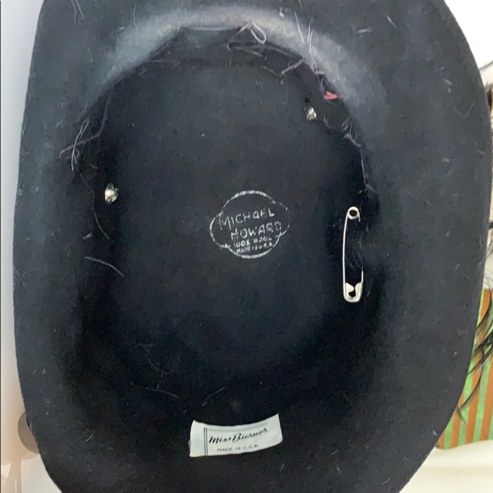 Unique Steampunk Designed Wool Michael Howard Hat - image 8